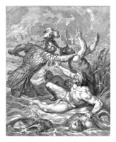 Achilles fights with river god Scamander, J. Alexander Janssens photo