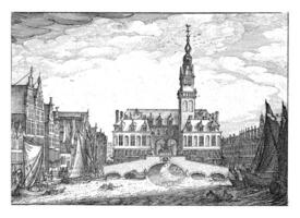 View of the Stock Exchange of Hendrik de Keyser in Amsterdam photo