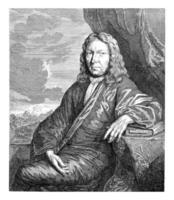 Portrait of Jacob Sasbout Souburg, Arnold Houbraken, after Jan de Baen, 1670 - 1694 photo