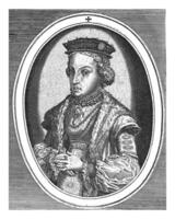 retrato de catarina jagiella de Polonia, franco huys, 1546 - 1562 foto