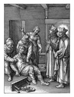 Miraculous Healing by Ignatius of Loyola of a Man Who Hanged Himself photo