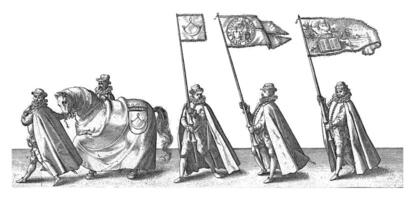 Funeral procession of William of Orange photo