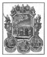 evangélico aniversario impresión a el segundo centenario de el reforma, 1717 foto