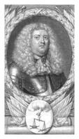 Portrait of an unknown man in armor photo