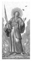 Saint Agnes as a Martyr photo