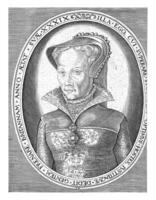 Portrait of Mary I, Frans Huys photo