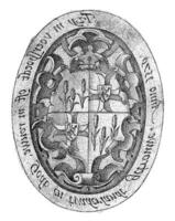 Coat of Arms with Lions and Ears of Corn photo