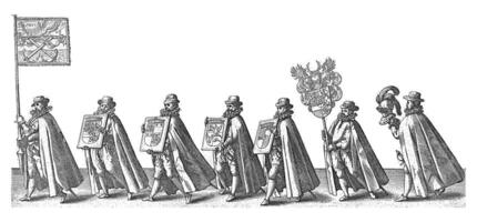 Funeral procession of William of Orange photo