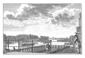 View of the Rhine at Leiden photo