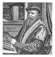 Portrait of Adam Maeus, Pieter Nagel, 1569 photo