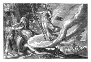 Cadmus sows the dragon's teeth photo