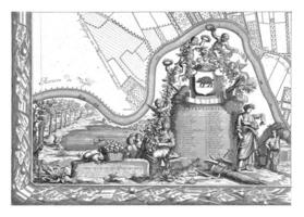 Floor plan of the seigniory of Maarsseveen, Philibert Bouttats photo