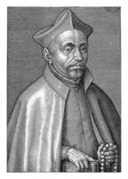 Portrait of the Jesuit Everardus Mercurianus photo