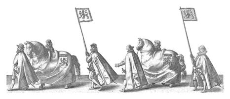 Funeral procession of William of Orange photo