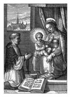 Thomas a Kempis Adoring Mary with the Christ Child photo