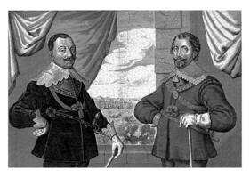 Portrait of Admiral Maarten Harpertszoon Tromp and Vice Admiral Witte Cornelisz photo