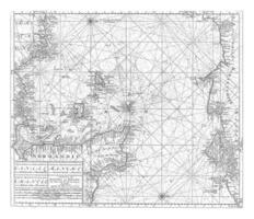 pasaporte mapa de el canal Entre Inglaterra y Francia, parte 2, ene luyken foto