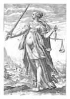 Justice Justitia, Jacob Matham photo