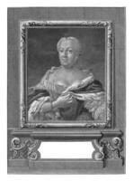 Portrait of Maria Theresa, Roman-German Empress, Christian Friedrich Fritzsch, 1755 - 1788 photo