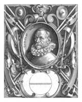 Portrait of Ludolf van Ceulen at the age of 56, Jacob de Gheyn photo