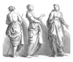Tres mujer, Federico bloemaert foto