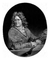 retrato de hendrik notario, jacob gol, después aert Delaware castrado, 1690 foto