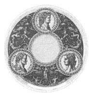 Medallion with top center Nero photo