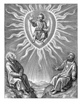 Christ Child in a Flaming Heart photo