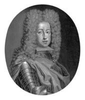 Portrait of Emperor Charles VI, Pieter van Gunst, 1701 - 1711 photo