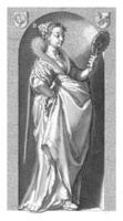 Pride Superbia, Jacob Matham, after Hendrick Goltzius, 1601 - 1652 photo