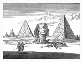 Pyramids and Sphinx of Gizeh photo