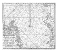 pasaporte mapa de el canal Entre Inglaterra y Francia, parte 3, ene luyken foto