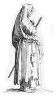 Old peasant woman, Frederick Bloemaert, after Abraham Bloemaert, after 1635 - 1669 photo