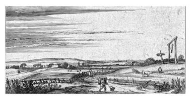 Landscape with a Gallows Field near Haarlem photo
