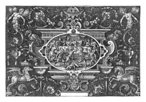 fineo interrumpe el Boda de perseus y Andrómeda, Abrahán Delaware bruyn, 1584 foto