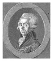 Portrait of Jean-Louis Baudelocque, Pieter de Mare, after Le Camus, 1790 photo