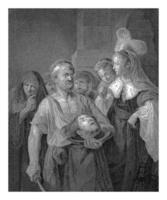 Salome receiving the head of John the Baptist photo