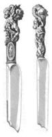 Two Knives, Aegidius Sadeler, after Francesco Salviati photo