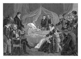 Deathbed of Napoleon photo