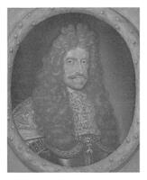 Portrait of Emperor Leopold I, Pieter Schenk I, after Johann Matthaus von Merian photo