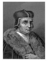 Portrait of a Man with a Fur Collar photo