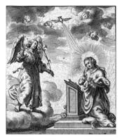 Annunciation, Theodor Matham, 1651 photo