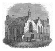 Saint Sebastian's Chapel or Scottish Church in Rotterdam, Walraad Nieuwhoff, after R. Schultze, 1832 photo