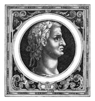 Portrait of Germanicus on medallion photo