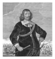 Portrait of Pieter Florisse, Pieter Holsteyn II, after Abraham Liedts, in or after 1658 - 1673 photo