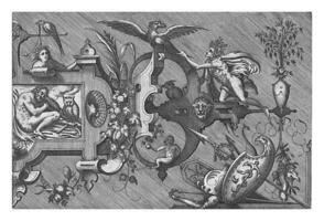 Right half of a large cartouche depicting the Night photo