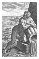 mar Dios Proteo, felipe galle, 1586 foto