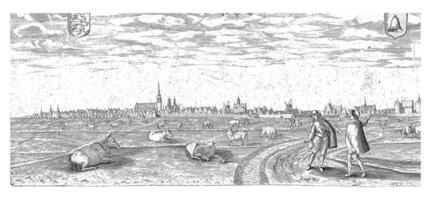 View of Franeker in 1601, Pieter Bast, 1601 photo