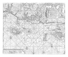 pasaporte mapa de el costa de Francia Entre el isla de groix y el comuna de la baule-escoublac, ene luyken foto