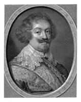 Portrait of Willem, Count of Nassau-Siegen, Willem Hondius photo